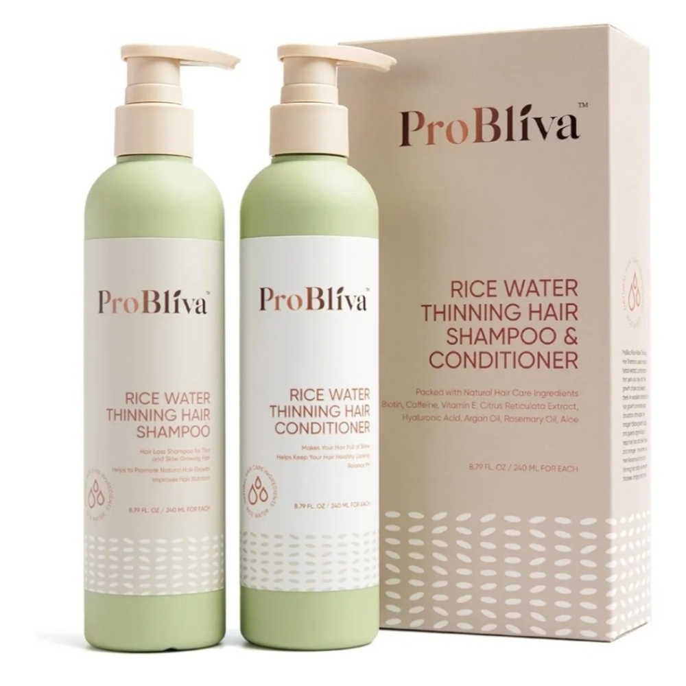 PROBLIVA Rice Water Shampoo and Conditioner